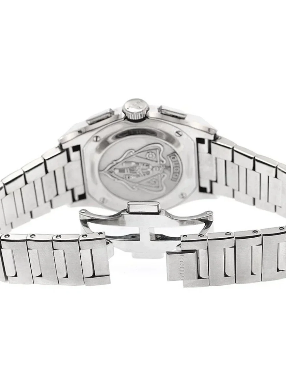 GUCCI Pantheon 115.4/YA115406 Date Chronograph Quartz Boy's Watch